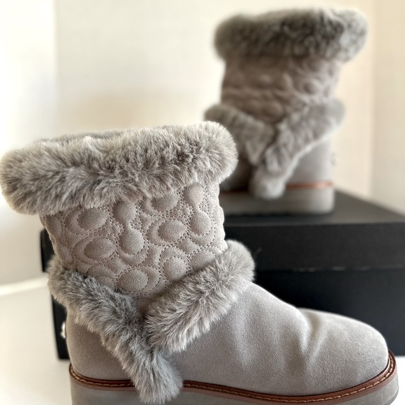 Coach Izzie Zig Suede Boot - Picture 3 of 5